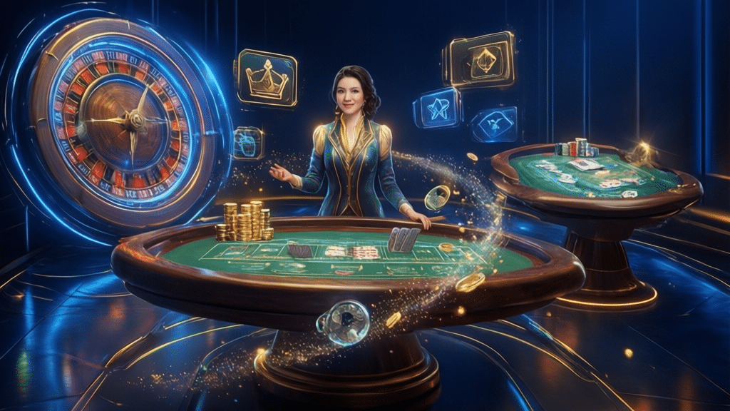 ภาพประกอบหัวข้อ รวมเกมสด 10 ค่ายยอดฮิต มีค่ายไหนบ้าง ในคาสิโนออนไลน์ด้วย ทางเข้า ZOOM88 เว็บตรง