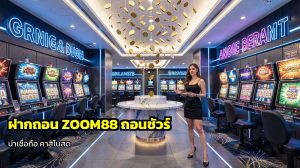 ฝากถอน ZOOM88 ถอนชัวร์