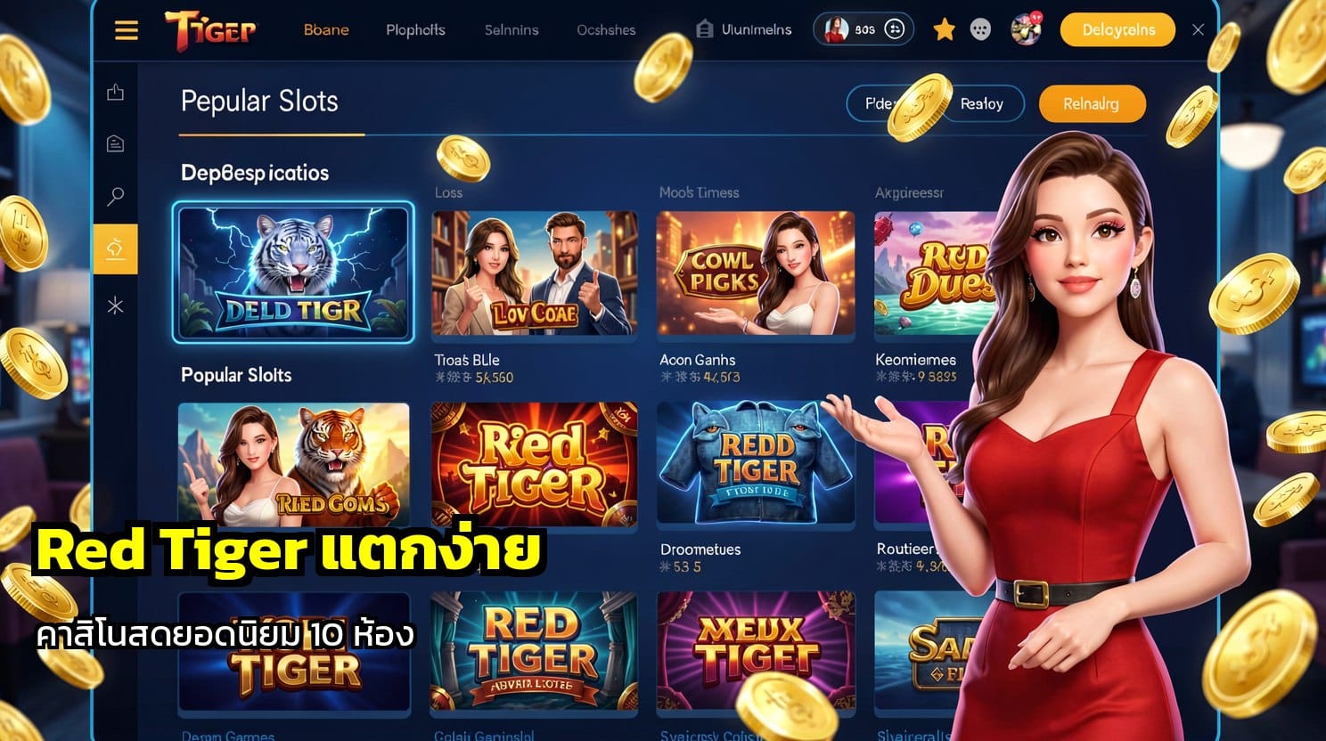 Red Tiger แตกง่าย